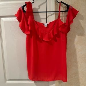 Unique cold shoulder top